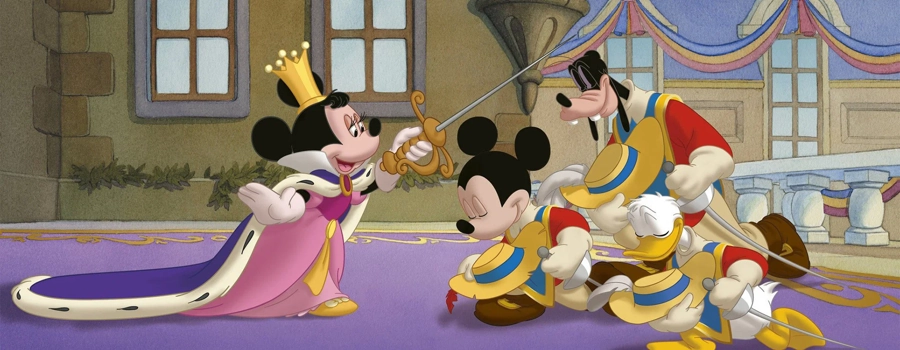 Три мушкетера. Микки, Дональд, Гуфи